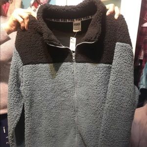 NWT Sherpa full zip